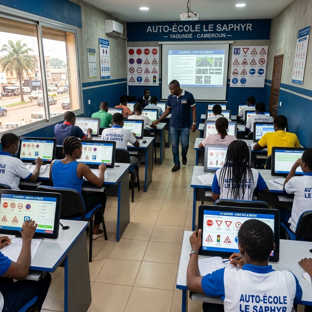 Cours de code de la route - Le Saphyr